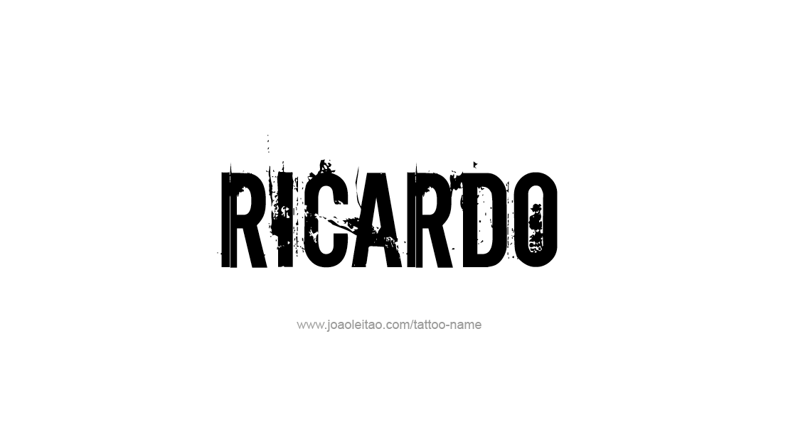 Tattoo Design  Name Ricardo   