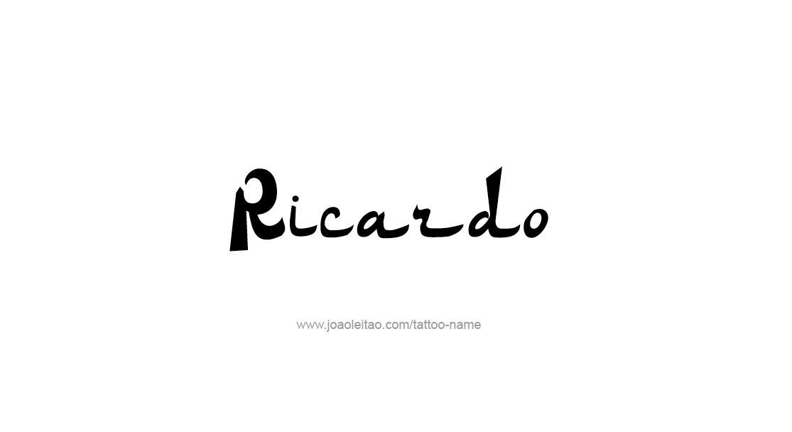 Tattoo Design  Name Ricardo   