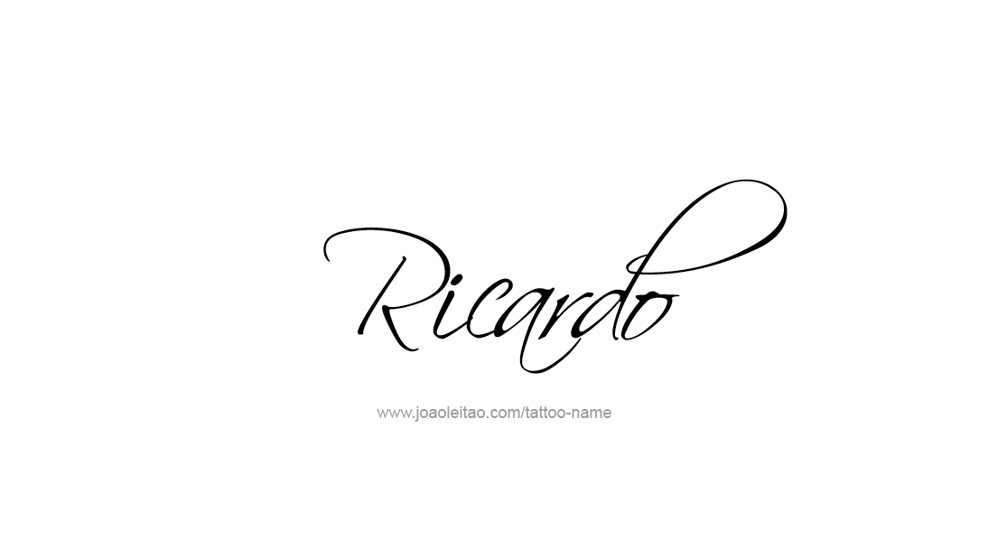 Tattoo Design  Name Ricardo   