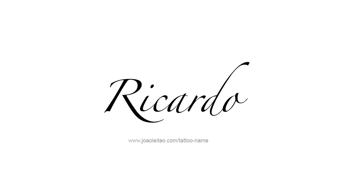 Tattoo Design  Name Ricardo   