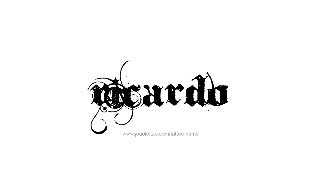 Tattoo Design  Name Ricardo   