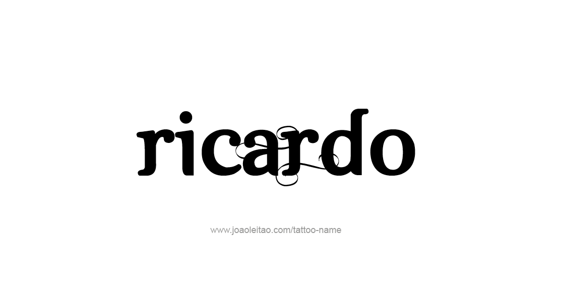 Tattoo Design  Name Ricardo   