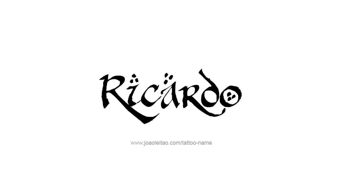 Tattoo Design  Name Ricardo   