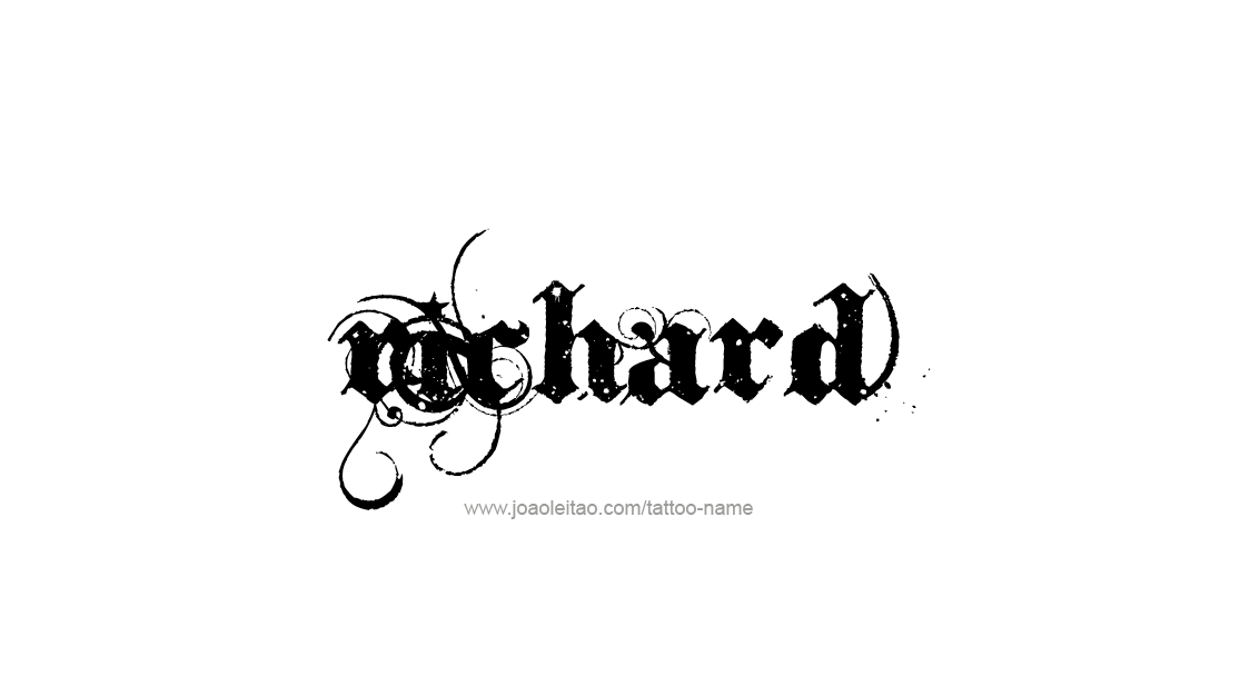 Tattoo Design  Name Richard   