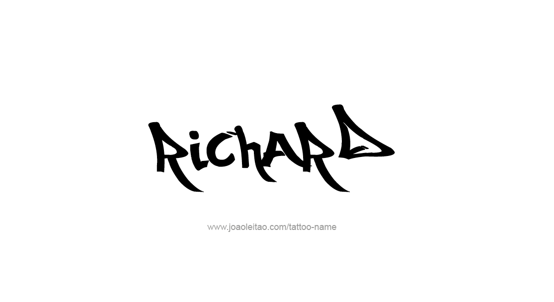 Tattoo Design  Name Richard   