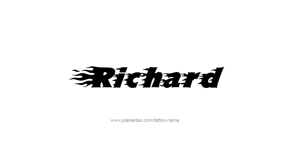 Tattoo Design  Name Richard   