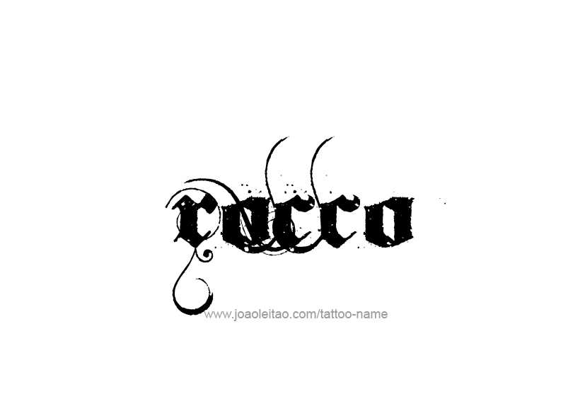 Tattoo Design  Name Rocco   
