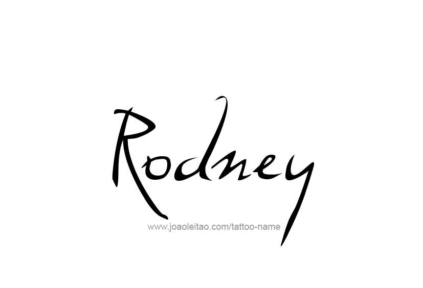 Rodney Name Tattoo Designs