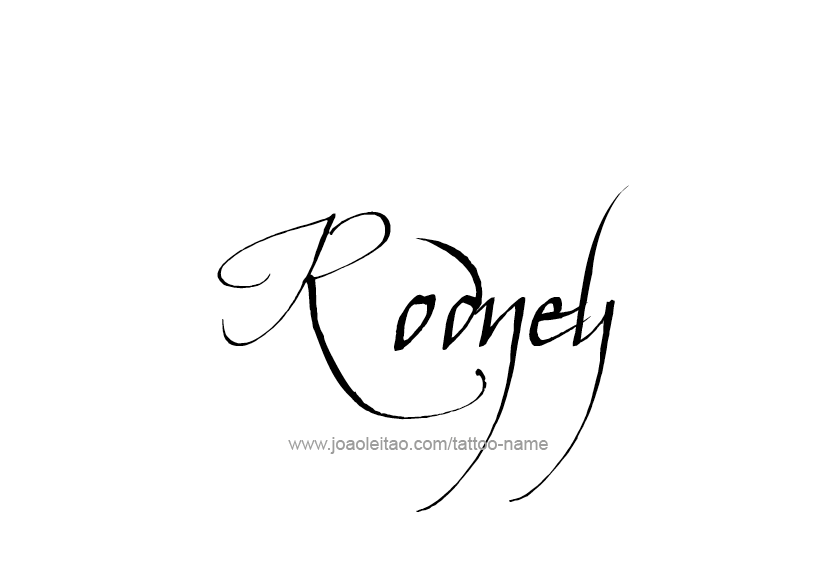 Tattoo Design  Name Rodney   