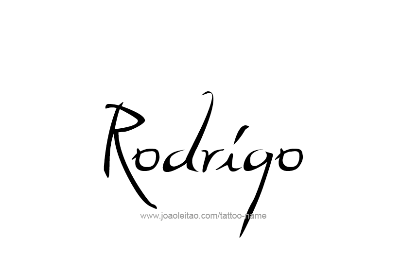 Tattoo Design  Name Rodrigo   