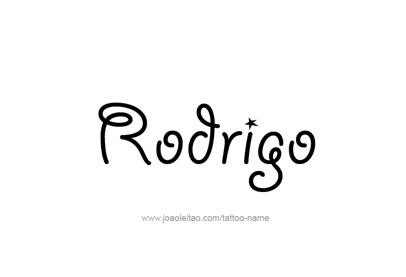 Tattoo Design  Name Rodrigo   