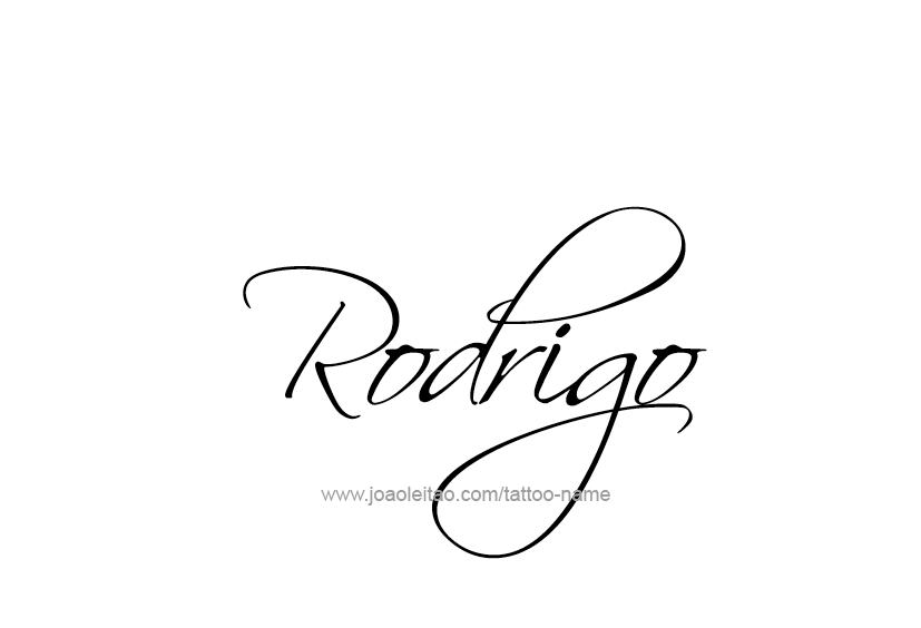 Tattoo Design  Name Rodrigo   