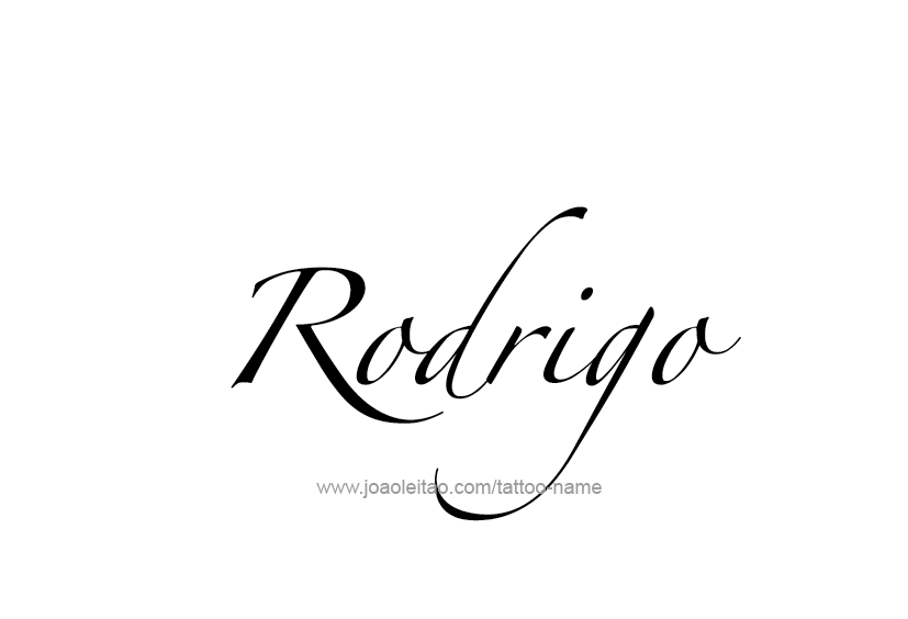 Tattoo Design  Name Rodrigo   