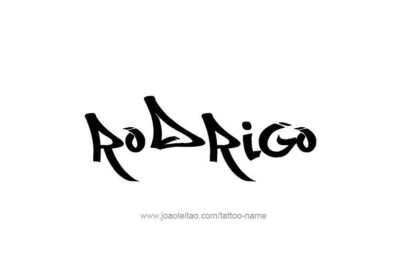 Tattoo Design  Name Rodrigo   