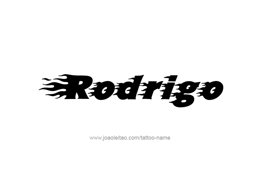 Tattoo Design  Name Rodrigo   