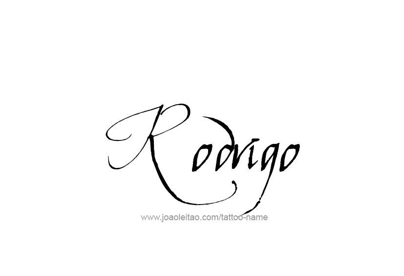 Tattoo Design  Name Rodrigo   