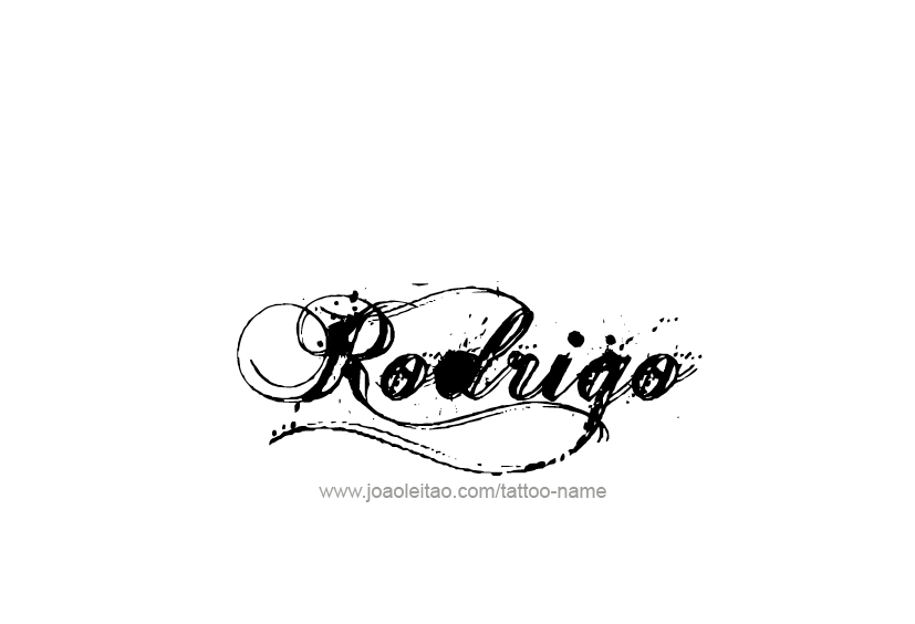 Tattoo Design  Name Rodrigo   