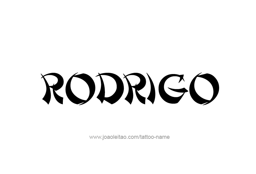 Tattoo Design  Name Rodrigo