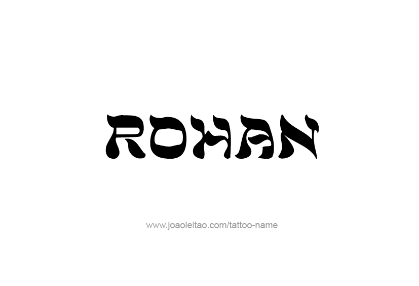 Tattoo Design  Name Rohan   