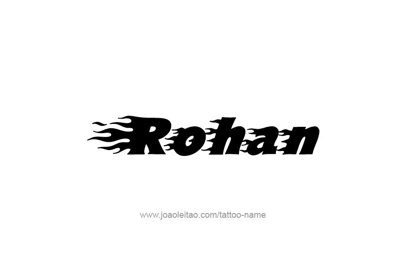 Tattoo Design  Name Rohan   