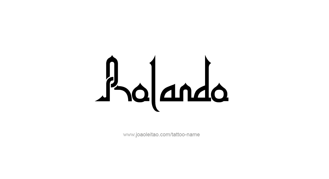 Tattoo Design  Name Rolando   