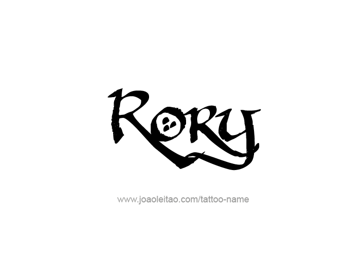 Tattoo Design  Name Rory   