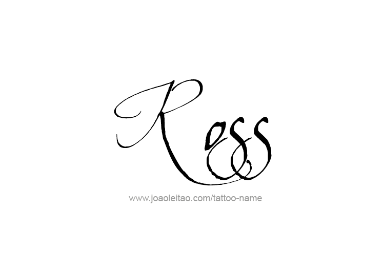 Tattoo Design  Name Ross   