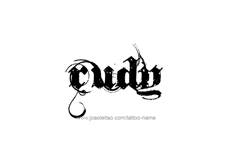 Tattoo Design  Name Rudy   