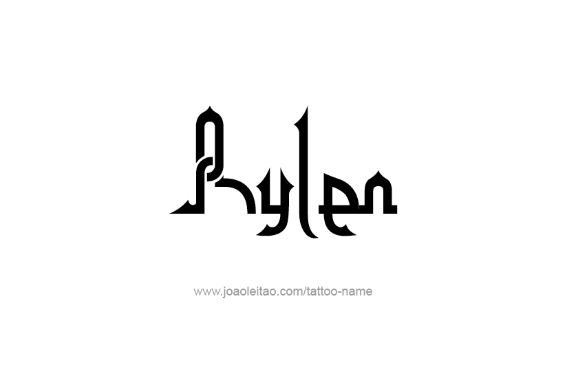 Tattoo Design  Name Rylen   