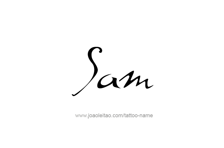 Tattoo Design  Name Sam   