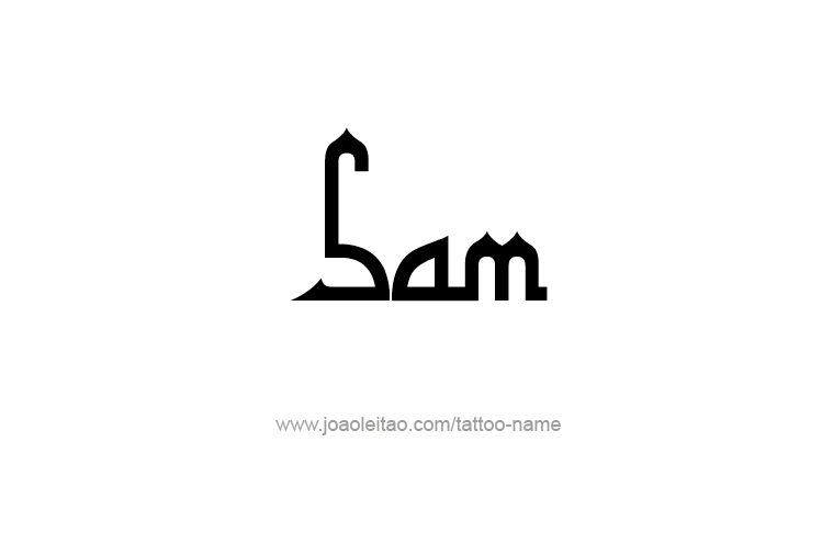 Tattoo Design  Name Sam   