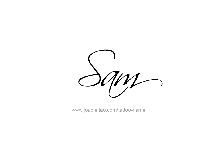 Tattoo Design  Name Sam   