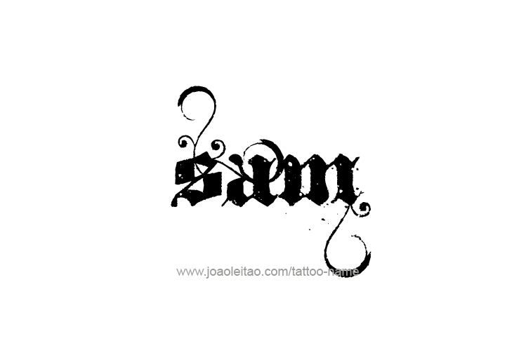 Tattoo Design  Name Sam   