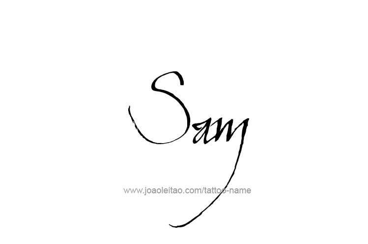 Tattoo Design  Name Sam   