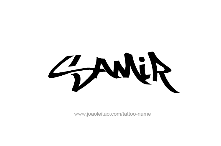 Tattoo Design  Name Samir   