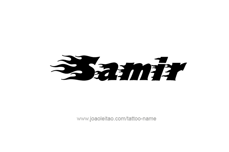 Tattoo Design  Name Samir   