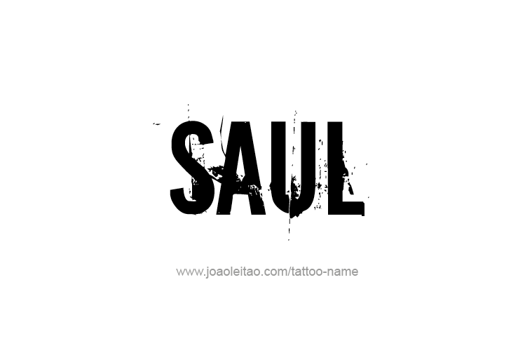 Tattoo Design  Name Saul   