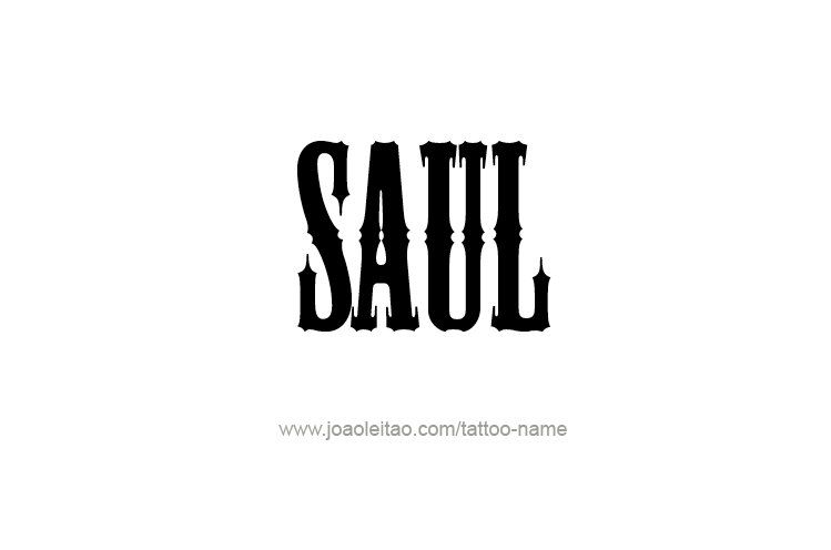 Tattoo Design  Name Saul   