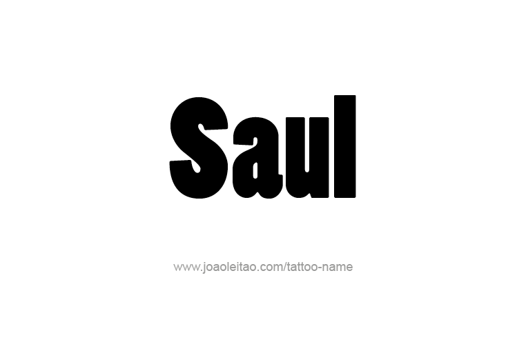 Tattoo Design  Name Saul   