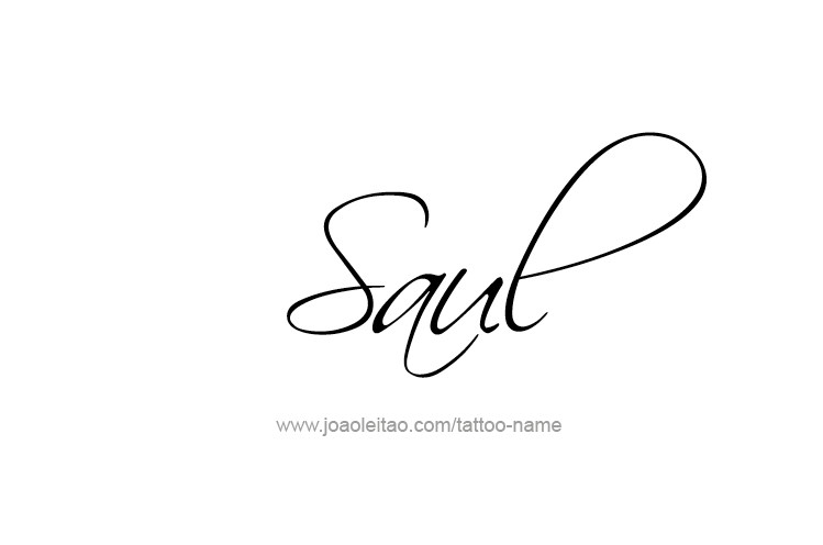 Tattoo Design  Name Saul   