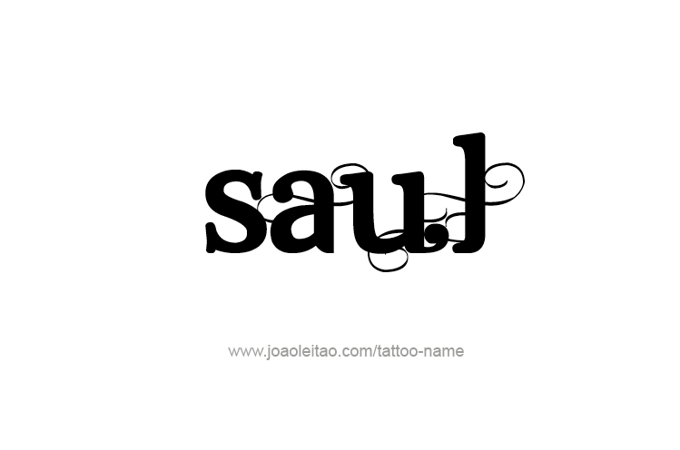 Tattoo Design  Name Saul   