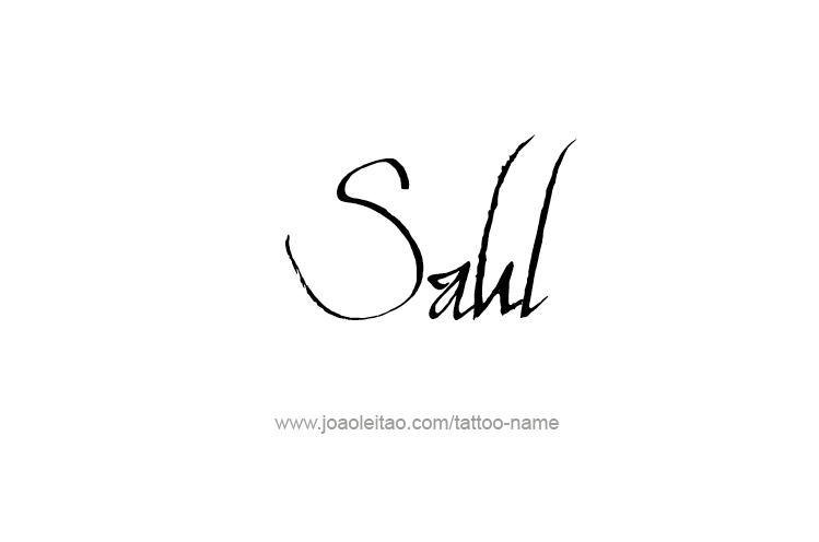 Tattoo Design  Name Saul   