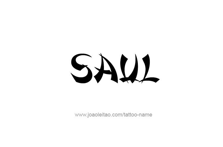 Tattoo Design  Name Saul