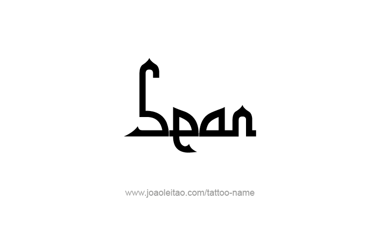 Tattoo Design  Name Sean   