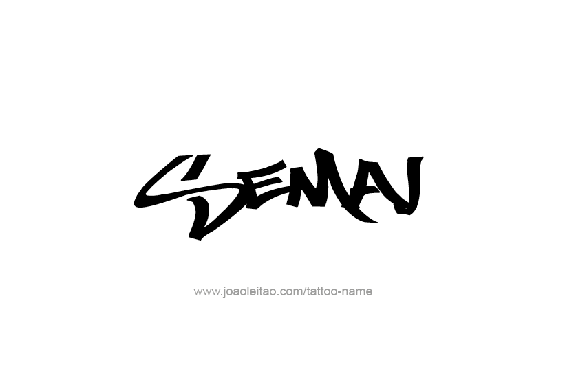 Tattoo Design  Name Semaj   