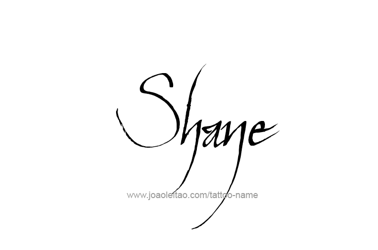 Tattoo Design  Name Shane   