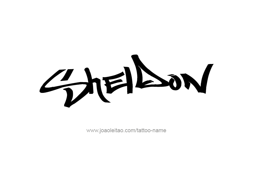 Tattoo Design  Name Sheldon   