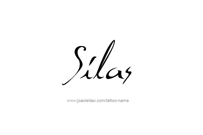 Tattoo Design  Name Silas   