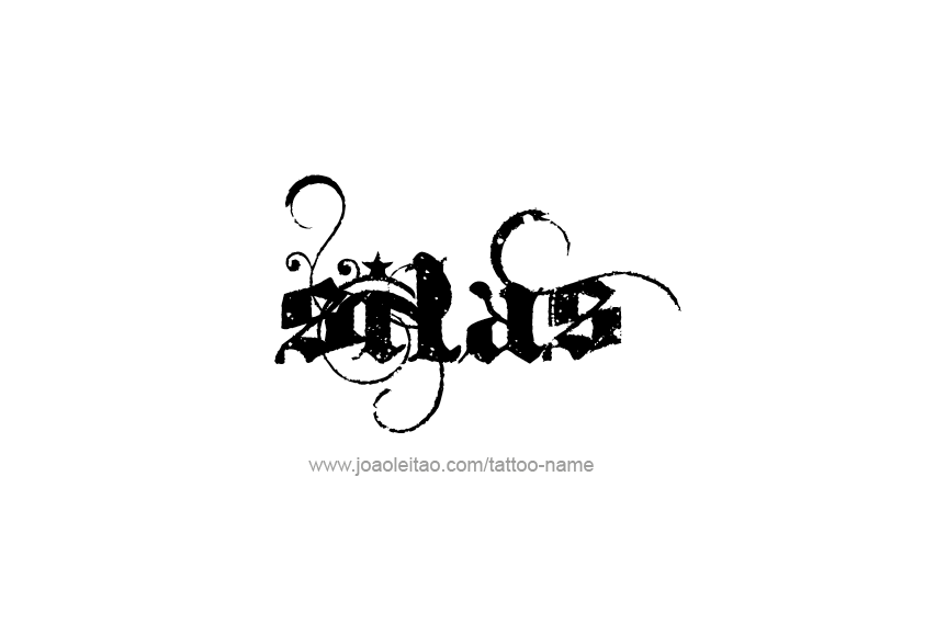 Tattoo Design  Name Silas   