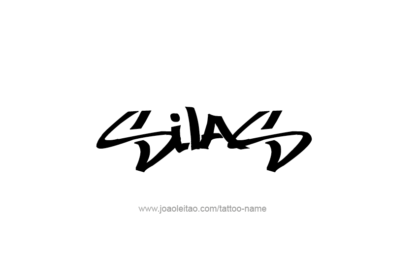 Tattoo Design  Name Silas   